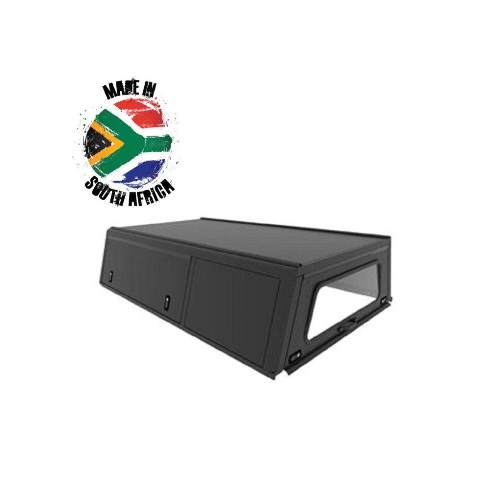 Hardtop Explorer noir Alu-Cab Toyota Hilux 2016+ robuste et étanche Hardtop Explorer noir Alu-Cab Toyota Hilux 2016+ robuste et étanche